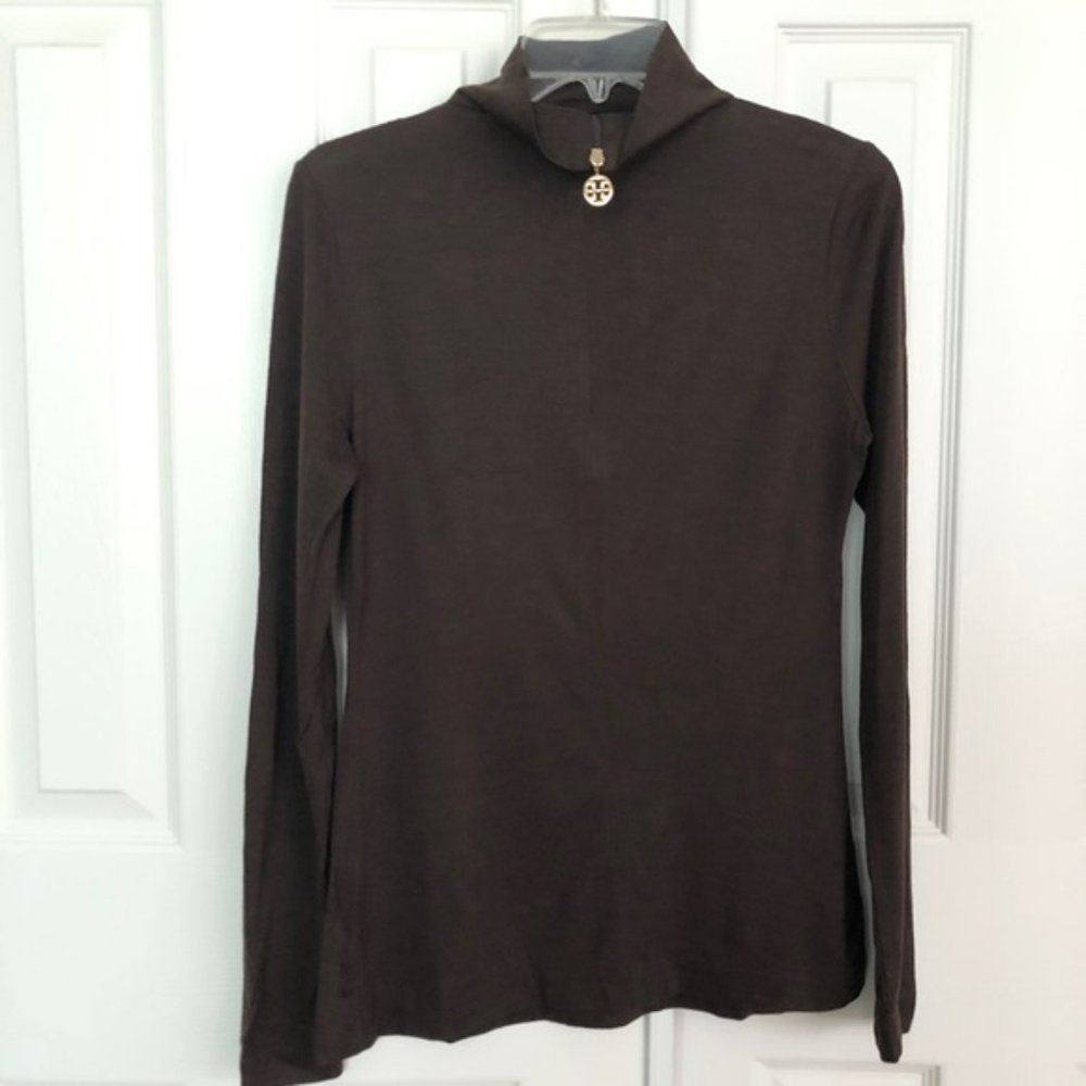 Tory Burch Brown Wool Blend Top - Picture 13 of 14
